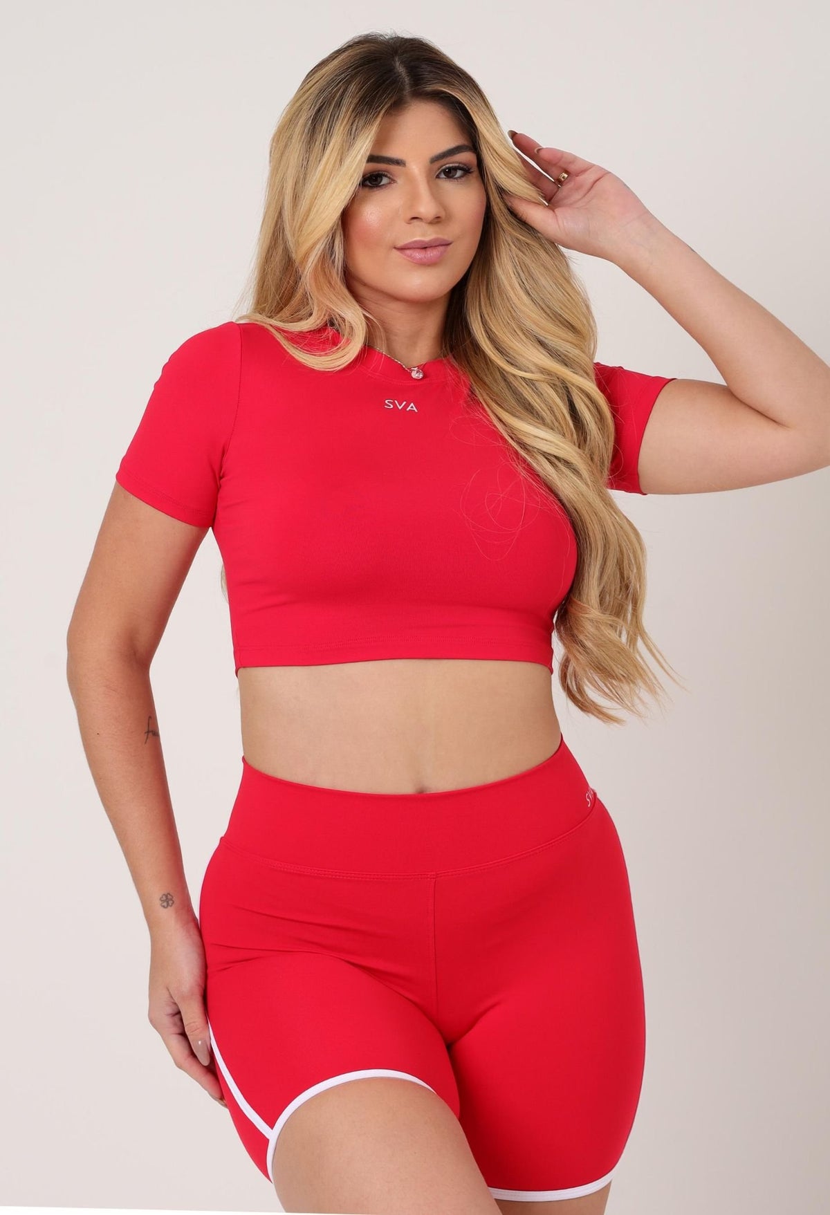 Vermelho com Branco