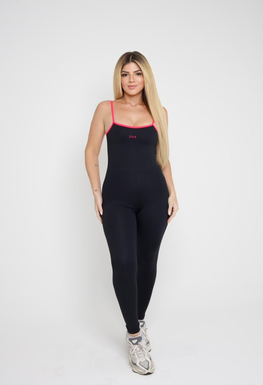 Preto com Rosa Neon