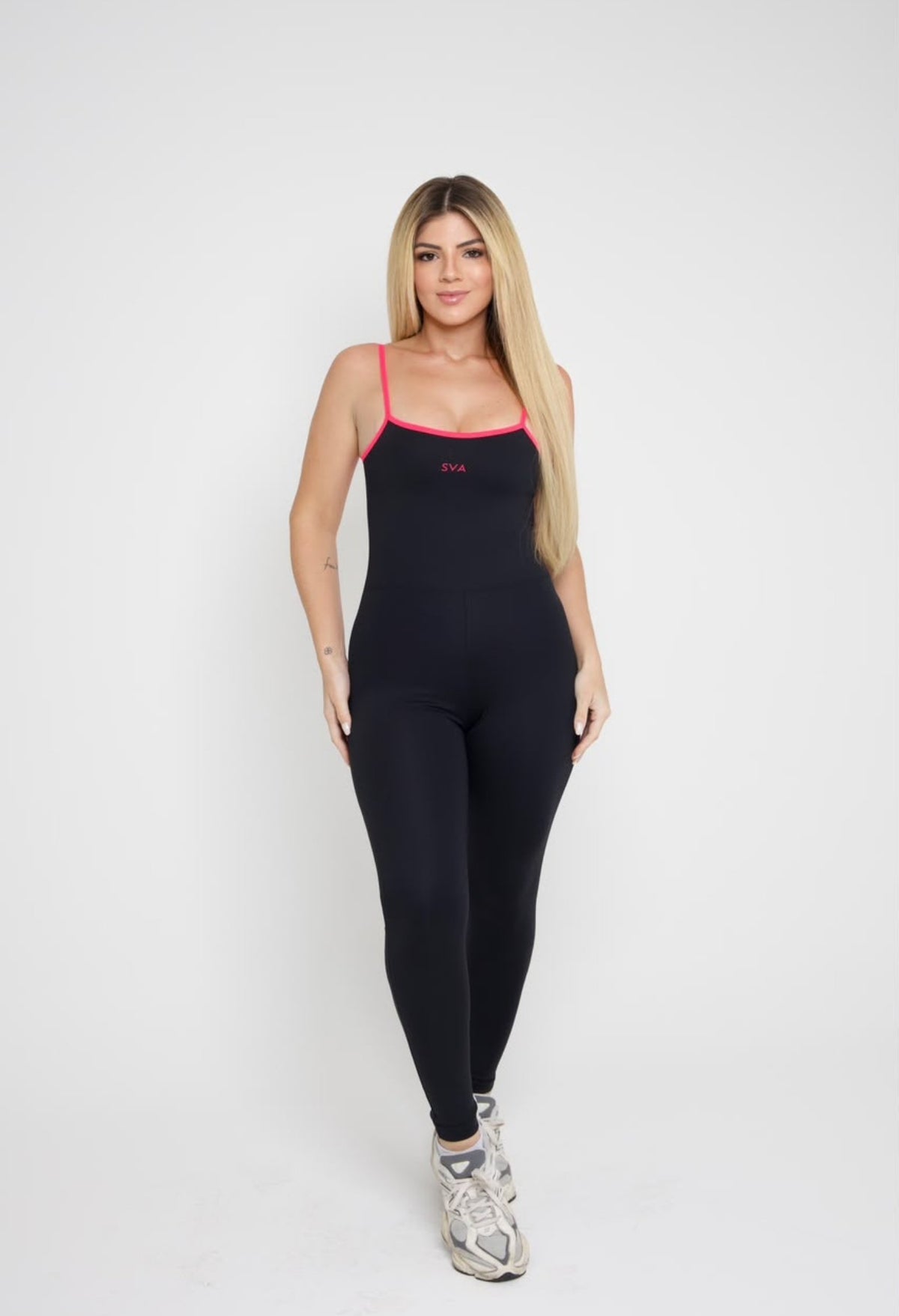 Preto com Rosa Neon