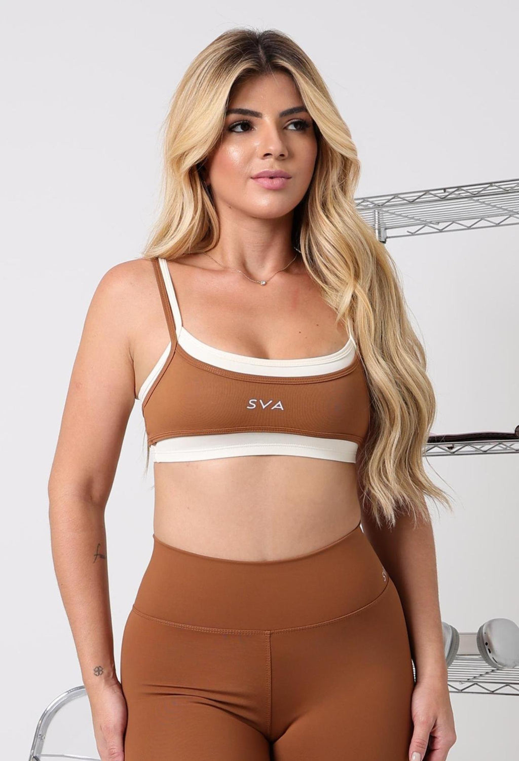 Top Beatriz - Creme com Chocolate
