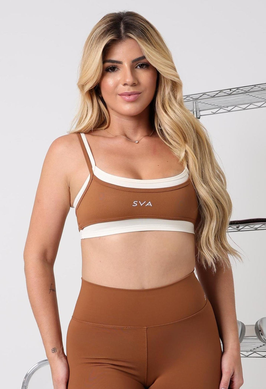 Top Beatriz - Creme com Chocolate