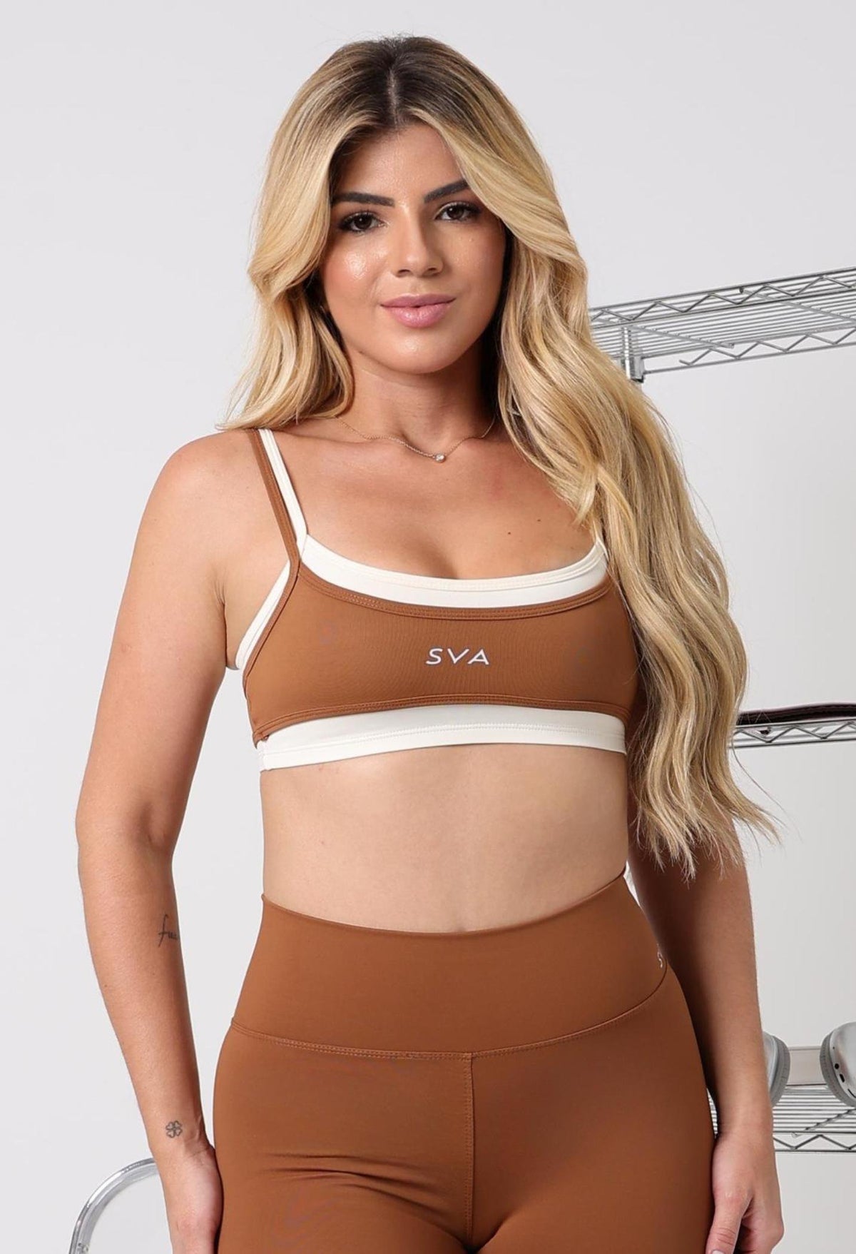 Top Beatriz - Creme com Chocolate