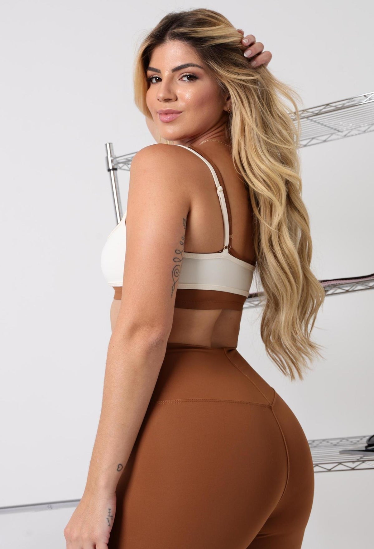 Top Beatriz - Chocolate com Creme