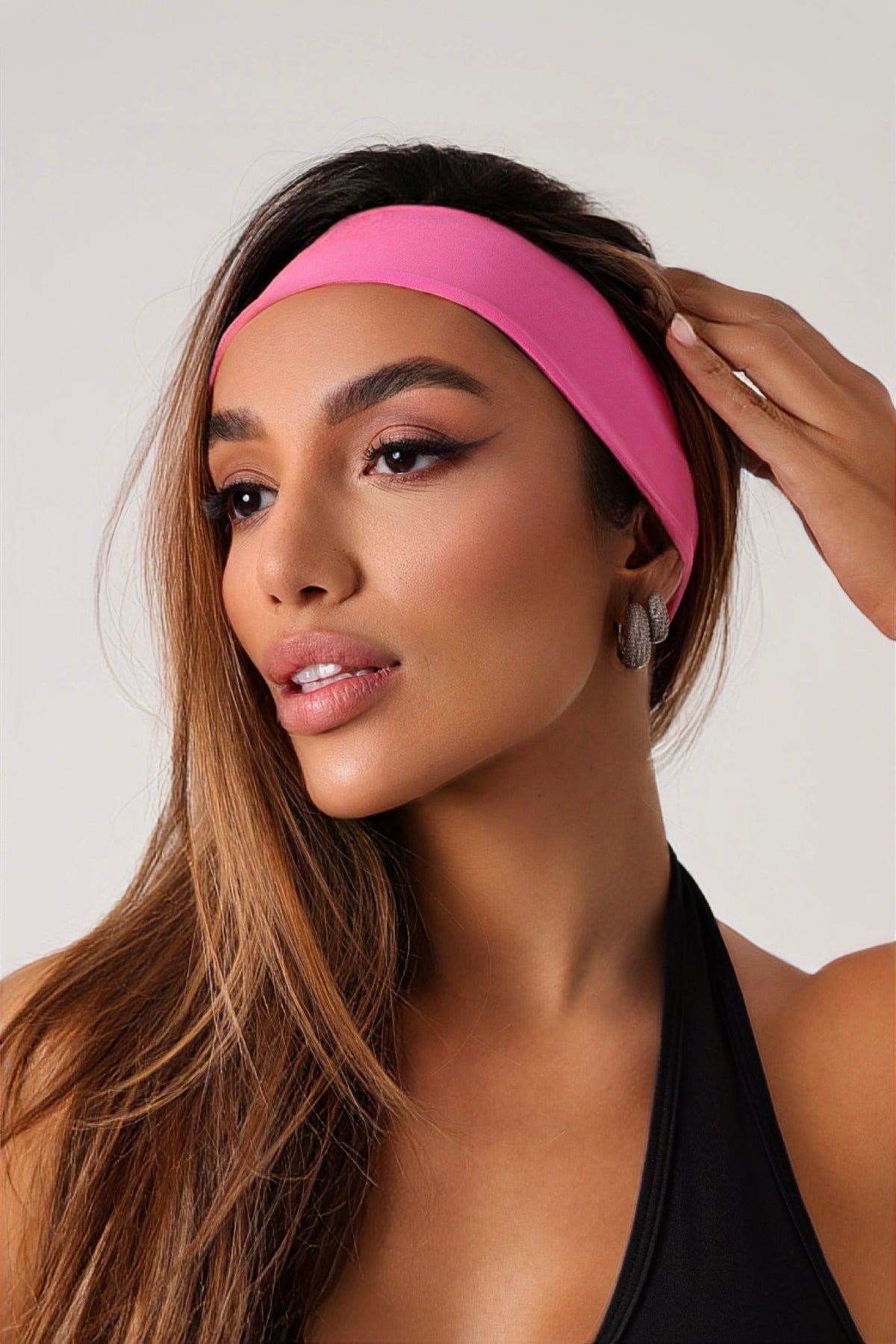 Faixa de Cabelo Hot Pink