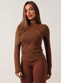 Jaqueta Isa - Chocolate Escuro