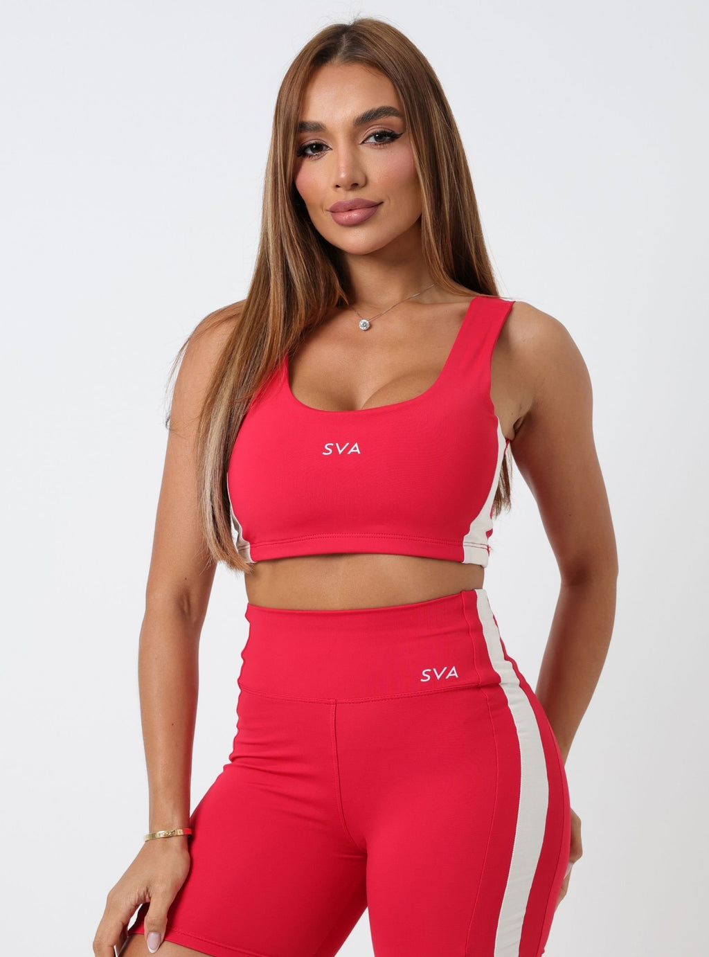 Vermelho com Creme