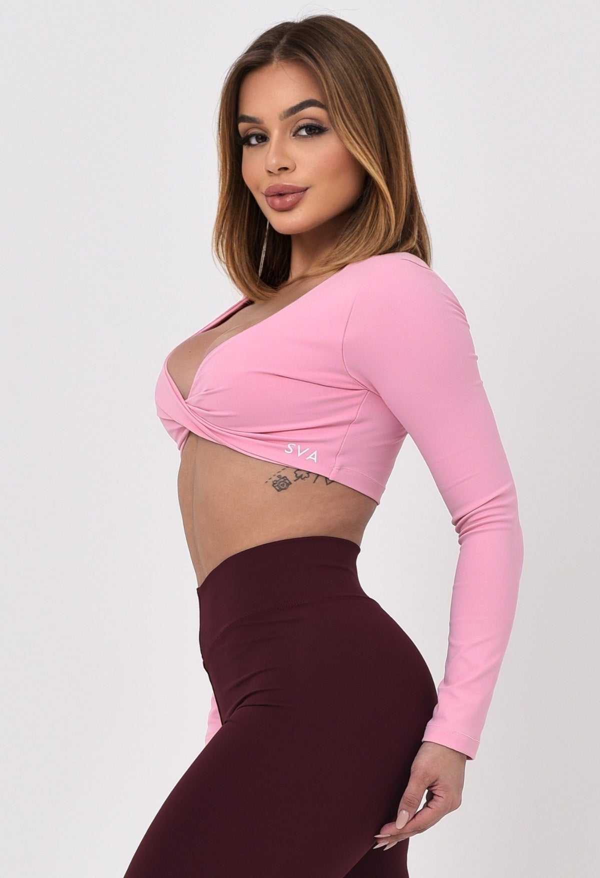 Cropped Grazy - Rosa Iogurte
