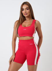 Vermelho com Creme
